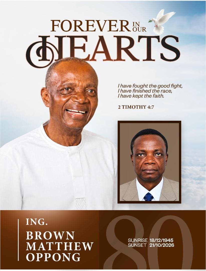 Portrait of ING. Brown Matthew Oppong